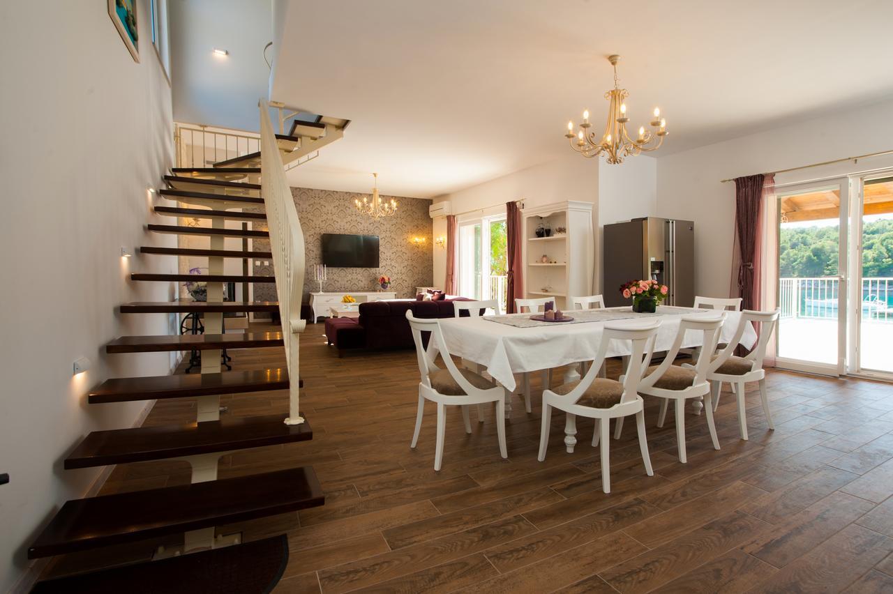 Luxury Villa Kate - In Lucice Bay With Turquoise Sea, Amazing Seaviews, And Heated Pool Milna  Dış mekan fotoğraf